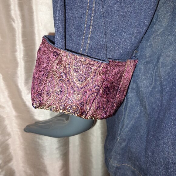 XL Graff Wear by UM Company - Denim Patchwork Jacket - Picture 8 of 11